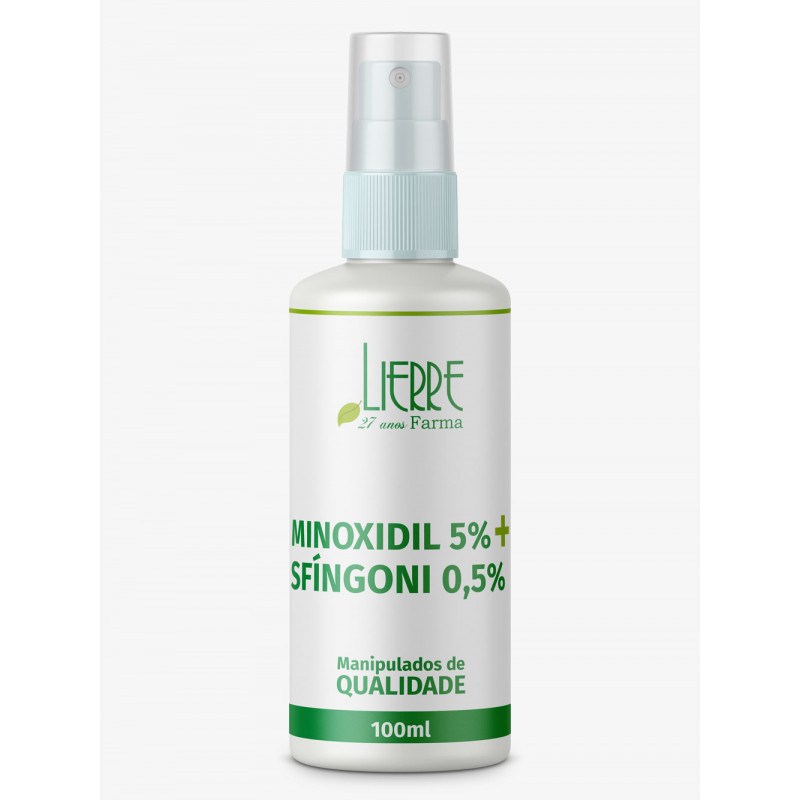 Minoxidil 5% + Sfíngoni 0,5% loção capilar qsp 100ml 